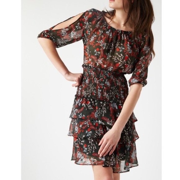 Maje Romeane Floral Summer Dress - Picture 1 of 11